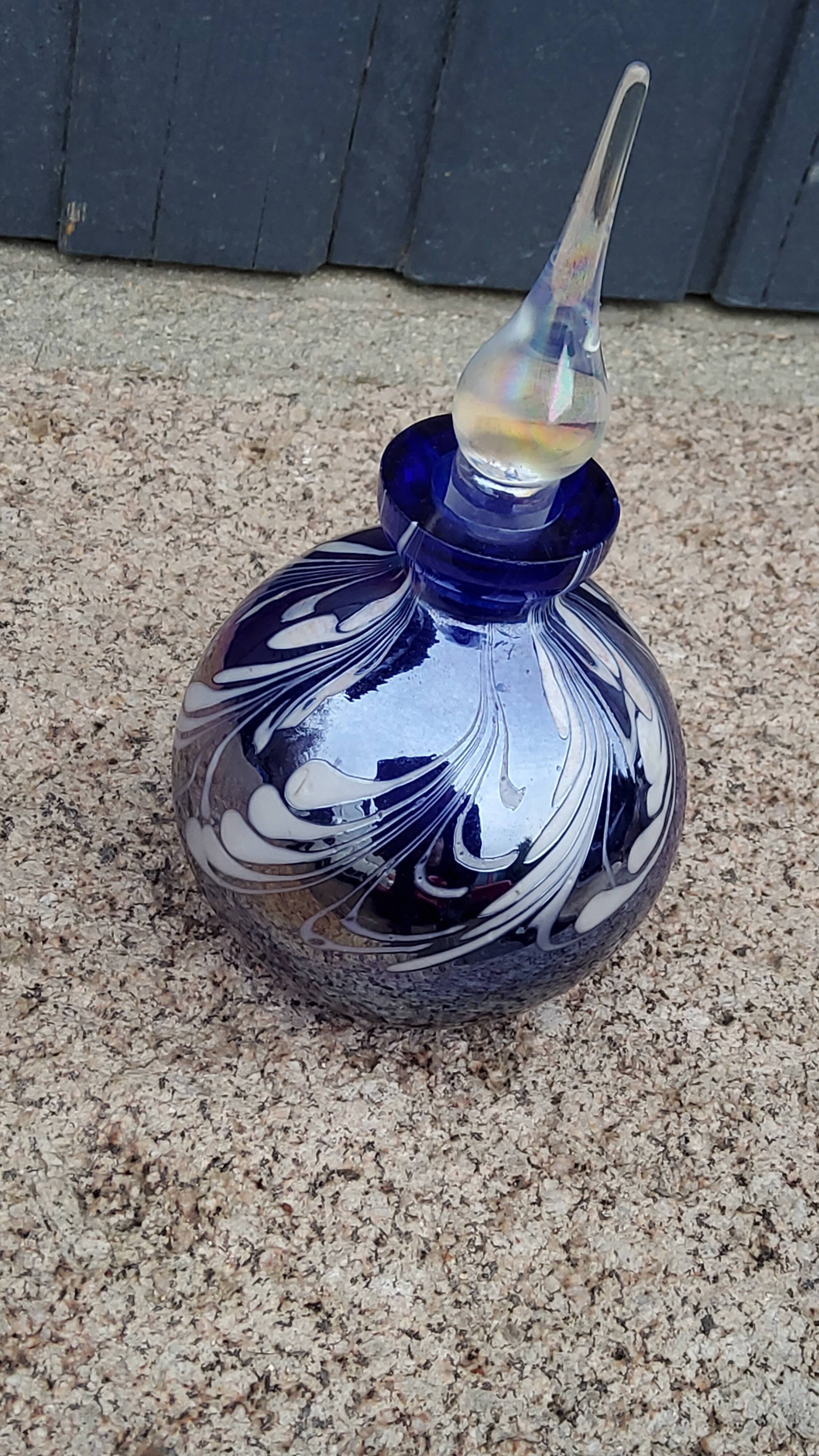 Murano glass bottle from the 80s
