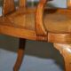 Victorian Howard & Son walnut office chair with stamp.