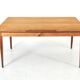 Table de repas extensible en acajou blond