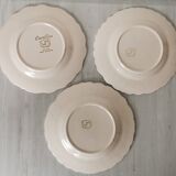 Sarreguemines Cavaillon fruit plates