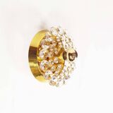 Brass and glass ‘jewe’l wall light by Palwa – Germany 1970’s