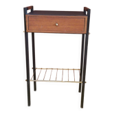 Jacques Hitier style pedestal bedside table