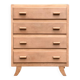 Art Deco wooden chest of drawers