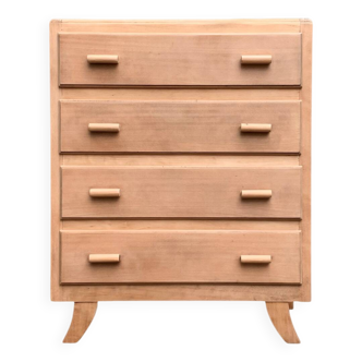 Commode art déco bois brut