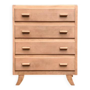 Art Deco wooden chest of drawers
