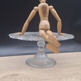 Manage D26 transparent glass cake dish