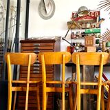 Set of 5 bistro chairs