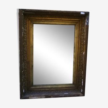 Miroir cadre doré ancien 59x77cm