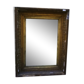 Miroir cadre doré ancien 59x77cm