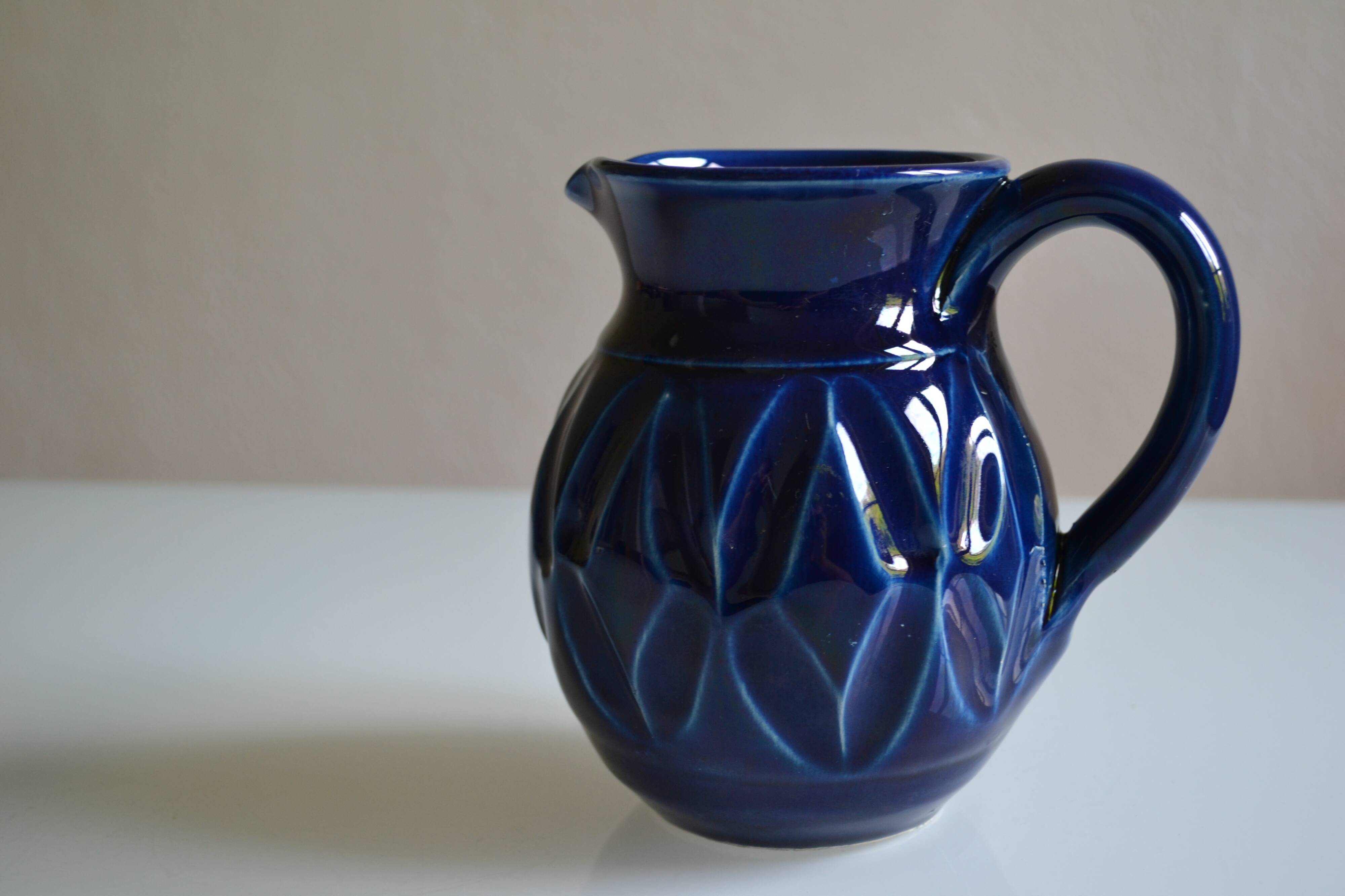 Roland Zobel (1945-2004) The Cyclades Glazed ceramic pitcher Anduze 1970