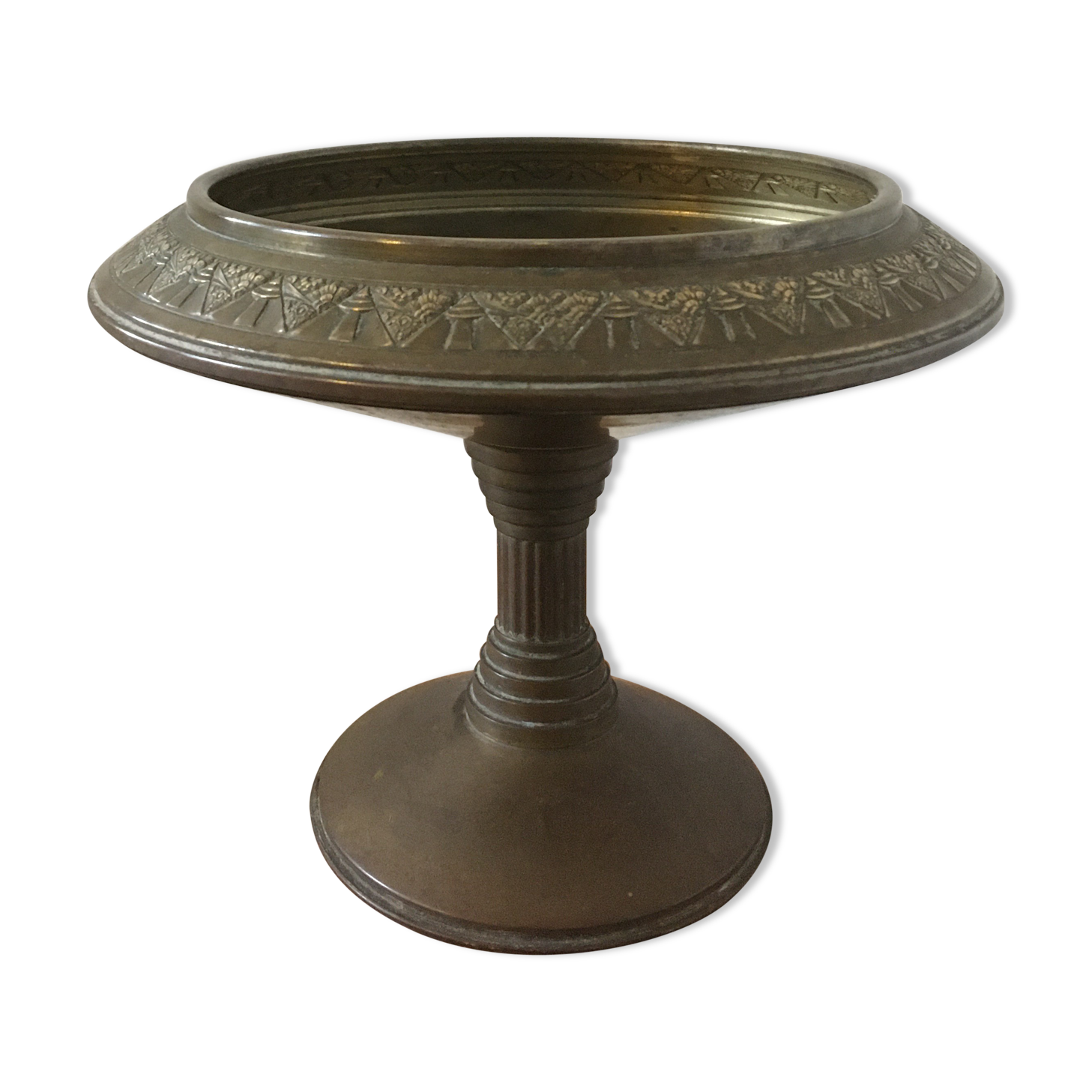 Coupe art déco en laiton