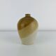 Stoneware vase with organic colours