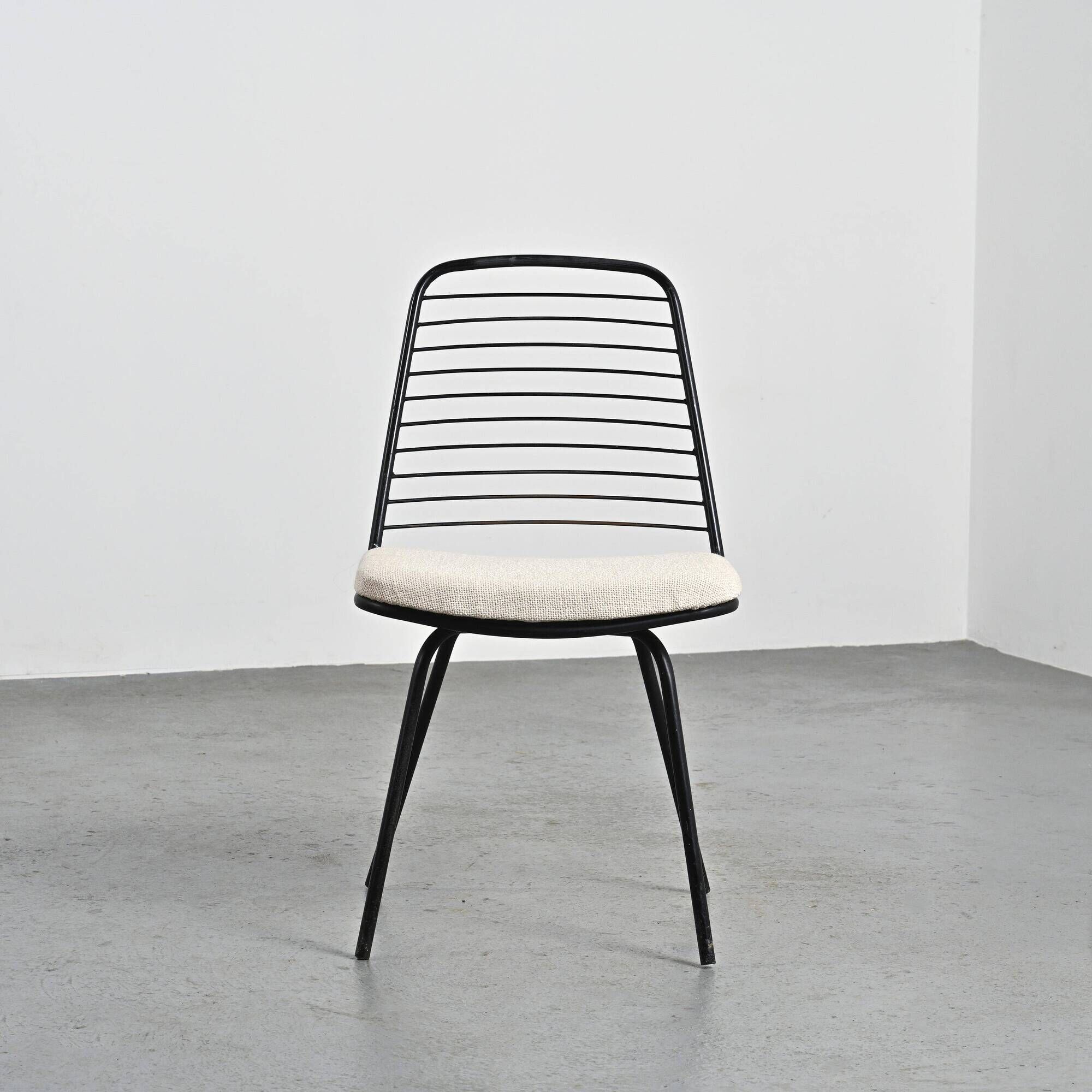 Set of four chairs by Jean-Louis Bonnant, circa 1955