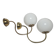 Vintage Art Deco sconces, Poland, 1950s, set of 2