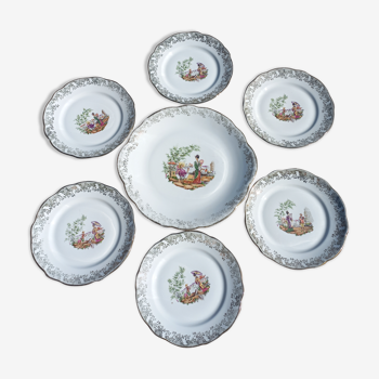 Assiettes en porcelaine FD