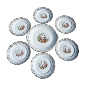 Assiettes en porcelaine FD