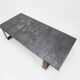 Handmade signed brutalist Coffee Table by Pia Manu, 1960s