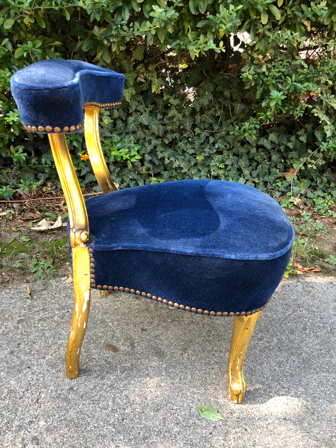 Chaise de fumeur style Louis XV