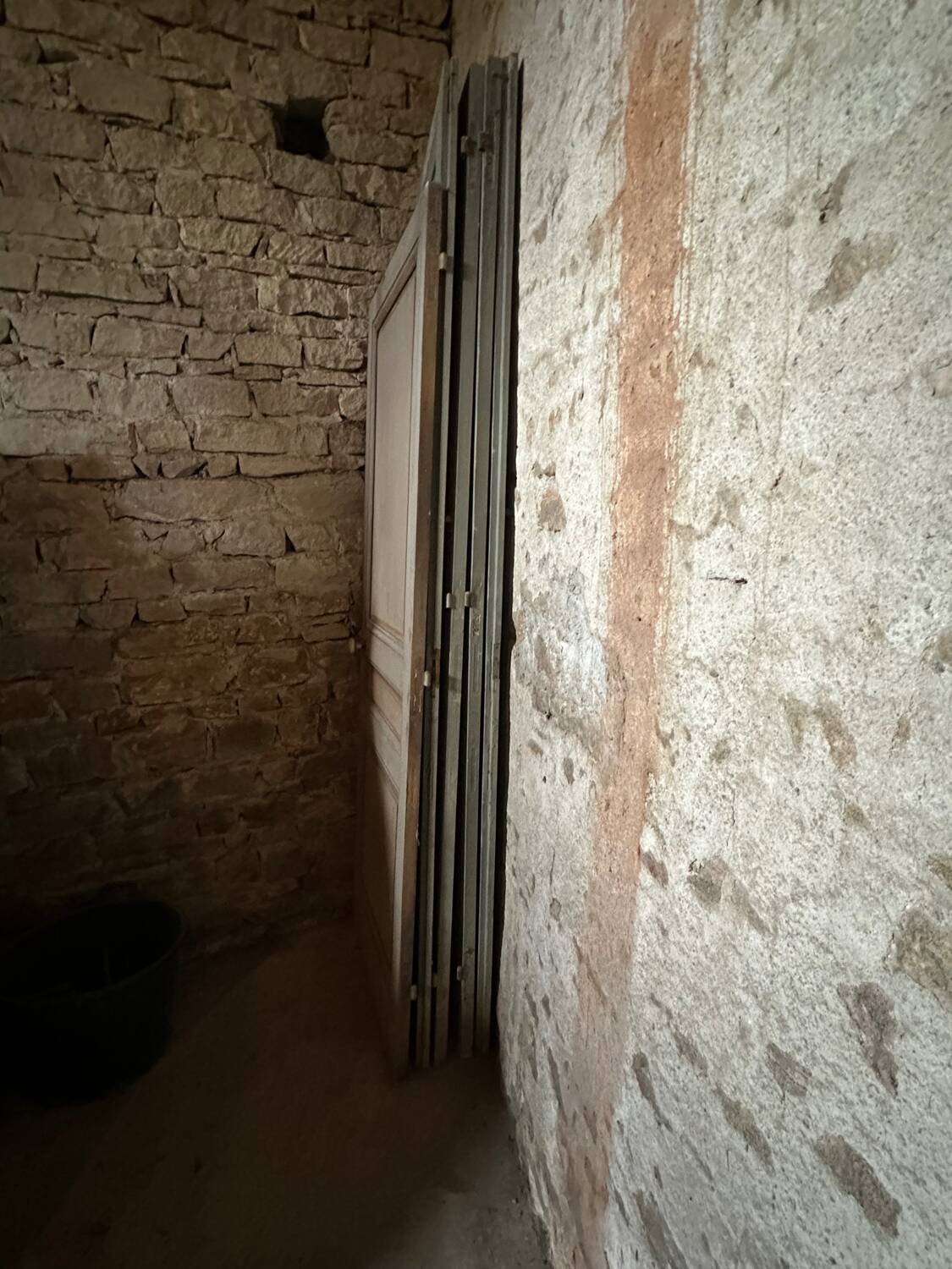 Set of 4 old pine doors