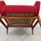 DANISH DESIGN ARMCHAIR IN WOOL & TEAK WOOD, 1970S