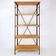 Wooden and metal shelf