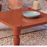 garden layer terracotta table basse