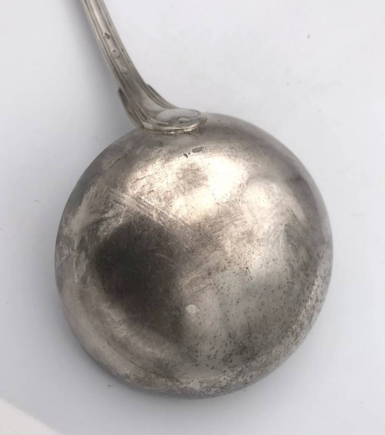 CHRISTOFLE Ladle in Silver Metal Chinon Model 32 cm