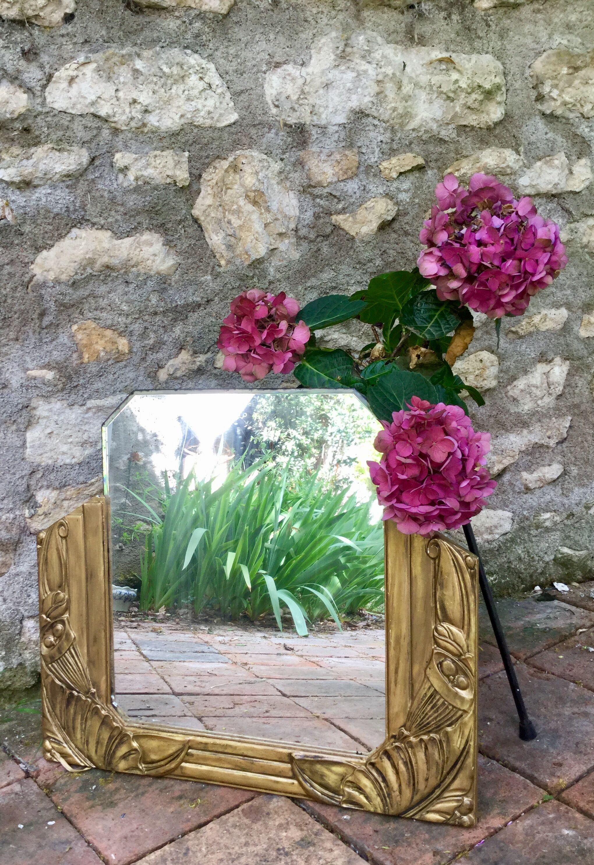 Art deco mirror 30s  47x53cm