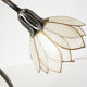 Metal flower lamp and ancient mother-of-pearl