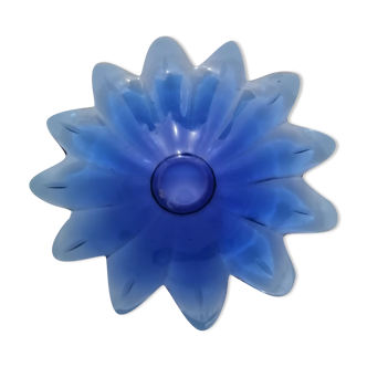 Blue glass bowl
