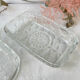 Vintage glass butter maker made in france reims