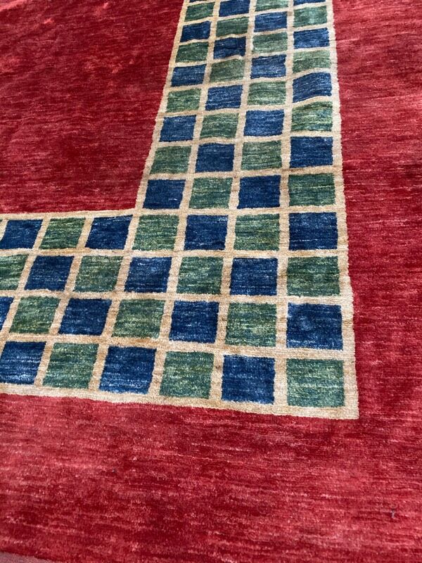 Tapis contemporain design, Gabbeh persan 225x256 cm