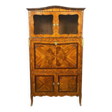 Louis XV period guillotine secretary in marquetry
