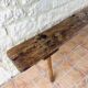 Oak farmhouse bench, circa 40's /50's