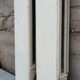 Pair of 2 old small solid wood display cabinets