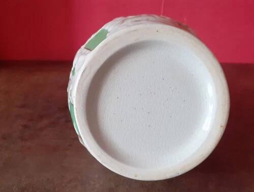 Green ceramic jug