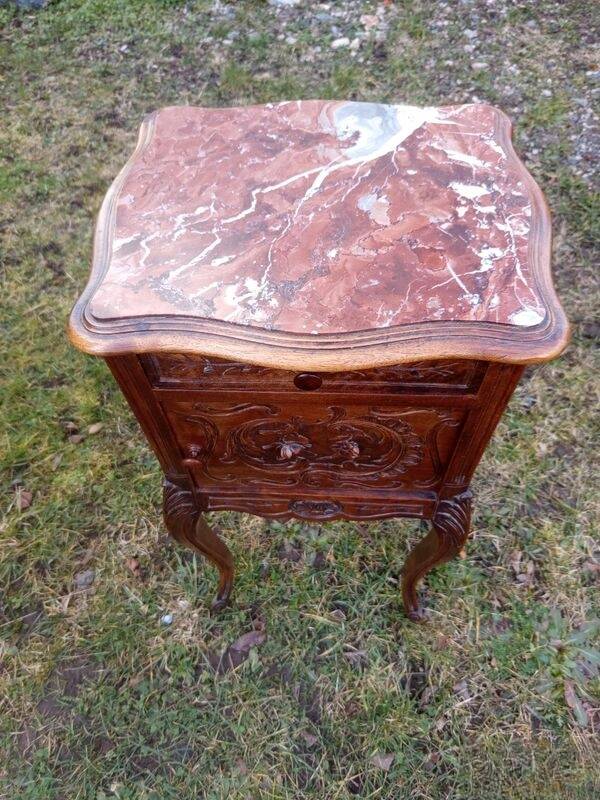 Louis XV style bedside table