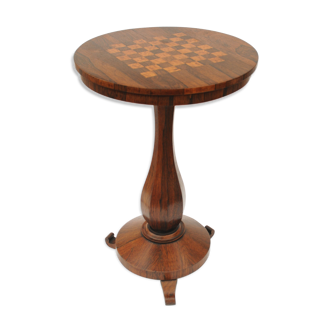 Chess marked side table