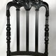 Set of two nanny chairs, blackened wood, Napoleon III