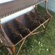 Mahogany hotel magazine/book rack