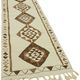 Turkish Handwoven Vintage Herki Kilim 96 cm x 290 cm
