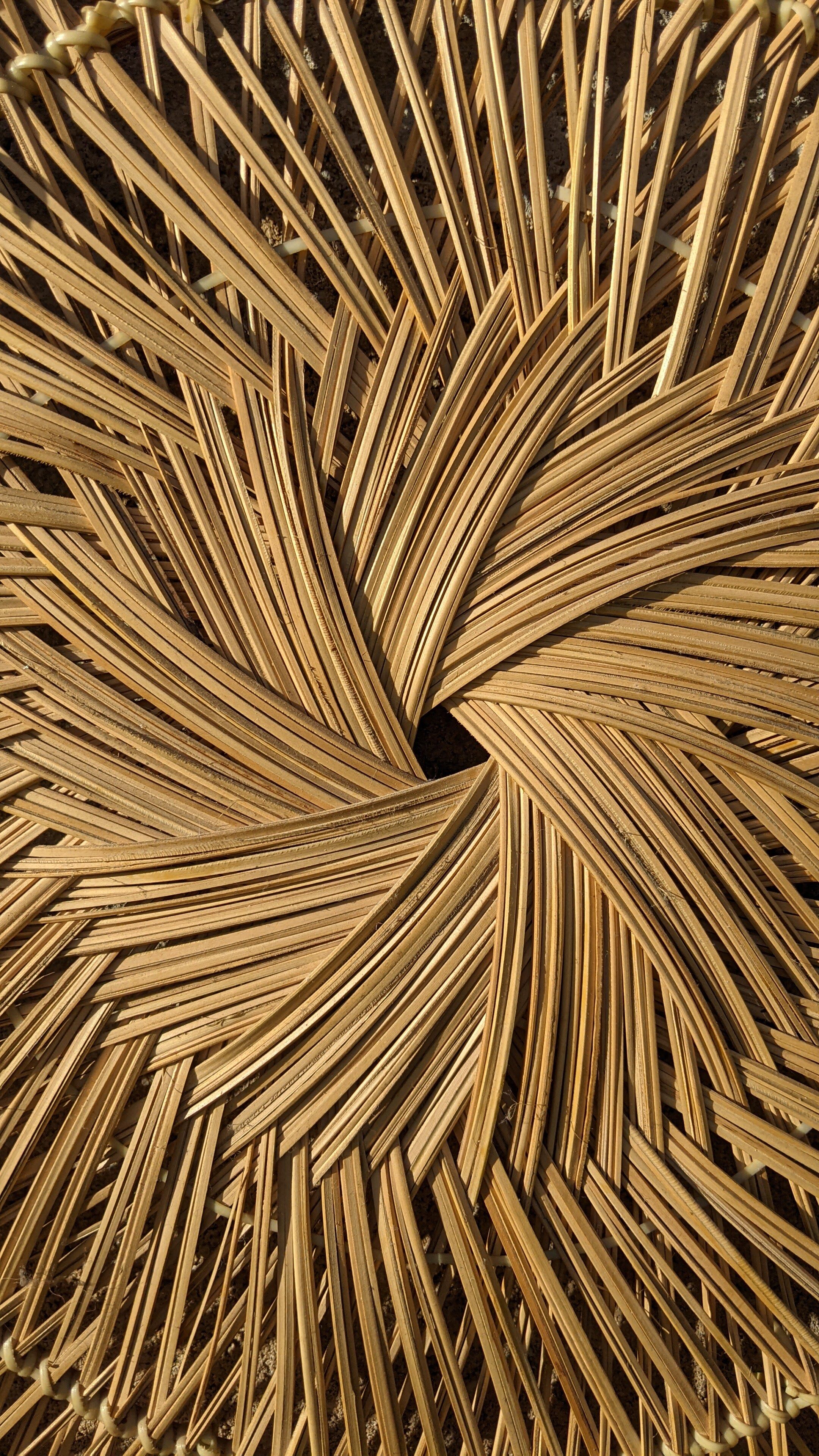 Rattan sun headboard one person
