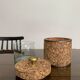 Vintage cork ice bucket
