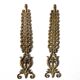 Pair of empire ornamental plates for doors or furniture