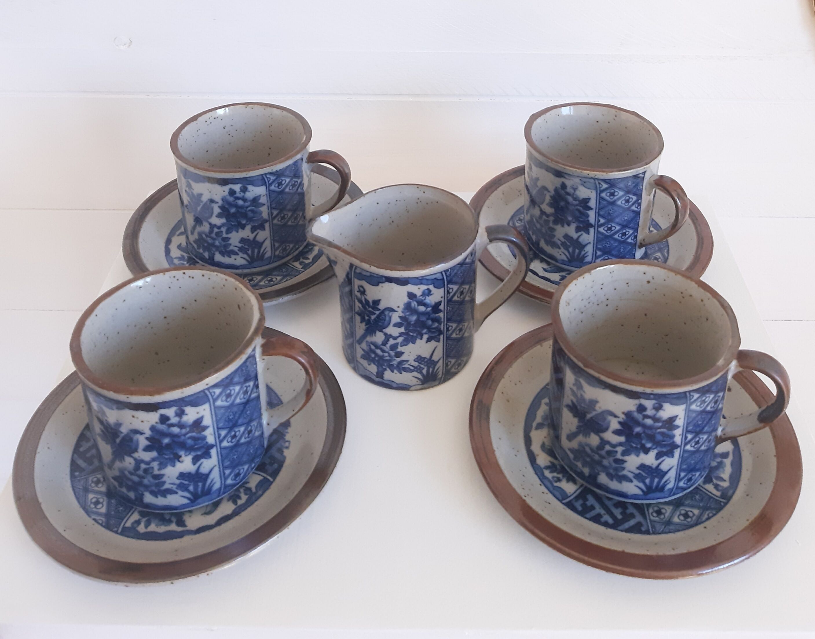 Stoneware coffee set
