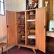 Small cabinet with tapered legs