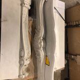 New fireplace white marble Louis XVI style