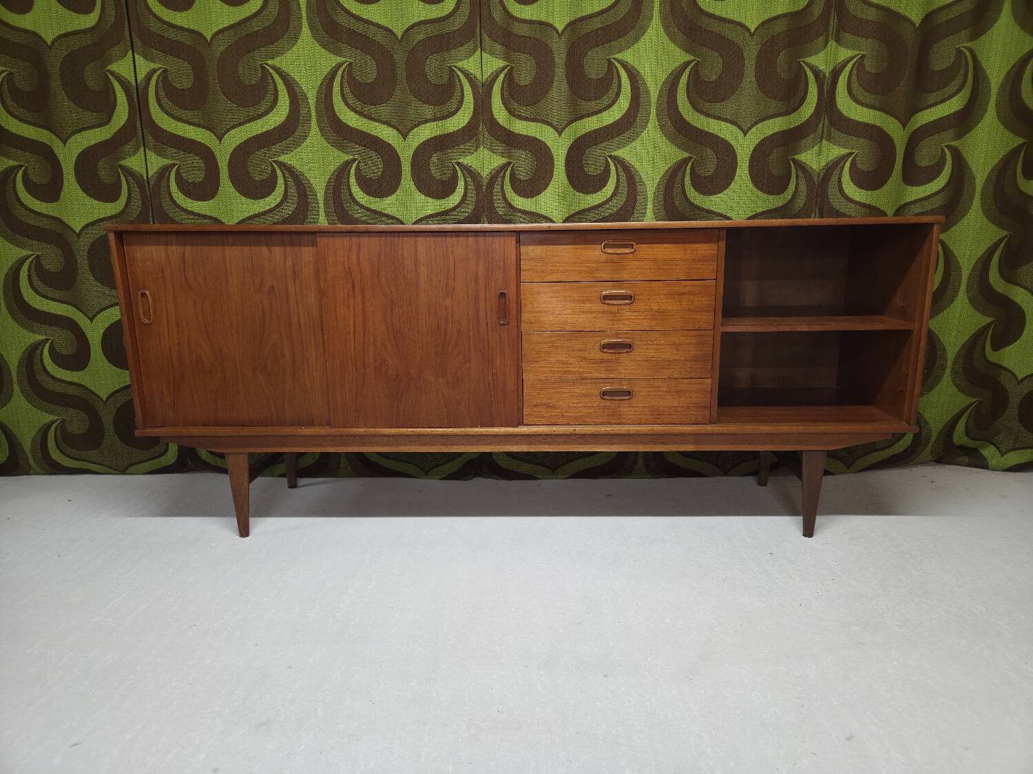 Scandinavian teak enfilade 1960