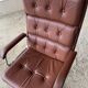 Ensemble 3 fauteuils de bureau vintage