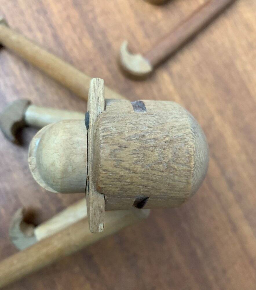 Danish mid-century wooden monkeys, set of 3